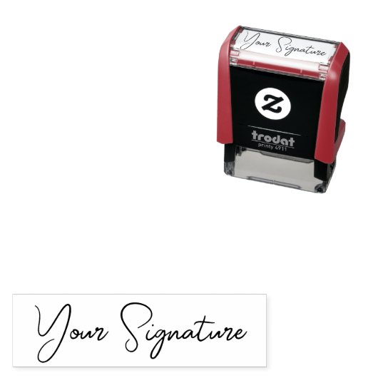 Creëer Je eigen Aangepaste handtekening Aangepaste Zelfinktende Stempel (In situ)