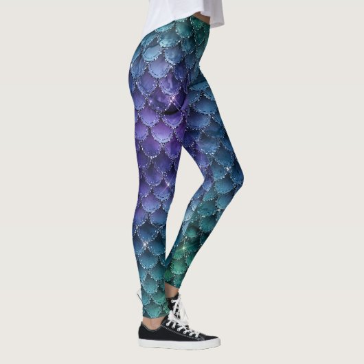 Creëer je eigen aangepaste visZeemeermin   Leggings (Rechts)
