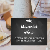 creëer je eigen AFSTUDEREN partijteken, Onthoud wa Briefkaart