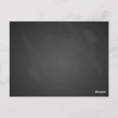 creëer je eigen AFSTUDEREN partijteken, Onthoud wa Briefkaart (Achterkant)