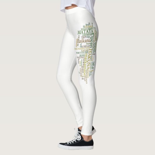Creëer je eigen Basic Hakuna Matata Text pants Leggings (Links)