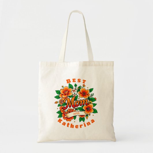 Creëer je eigen beste moeder ooit tote bag (Voorkant)