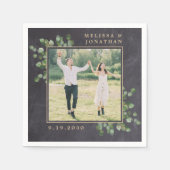 Creëer Je eigen bijtende eucalyptusbruiloft Servet (Voorkant)