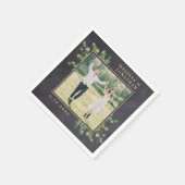 Creëer Je eigen bijtende eucalyptusbruiloft Servet (Hoek)