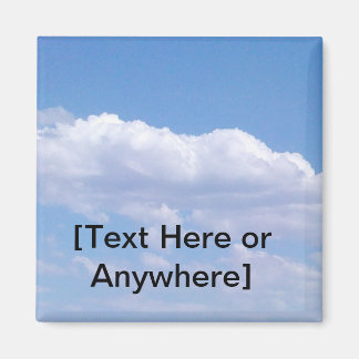 Creëer je eigen Blue Sky Magnet Magneet