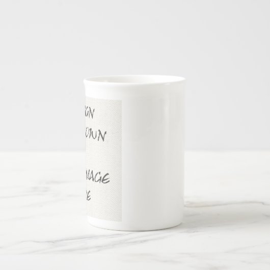 Creëer Je eigen Bone China Mok (Voorkant)