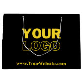 Creëer je eigen cadeaubon voor aangepaste winkelen groot cadeauzakje (Voorkant)