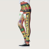 Creëer je eigen Cool Hakuna Matata Happy Kerstmis Leggings (Links)