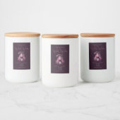 Creëer Je eigen donkere Paarse heks apotheek Voedselcontainer Etiket (Flessen)