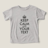 Creëer je eigen donkergrijze Blijf kalm (Design voorkant)