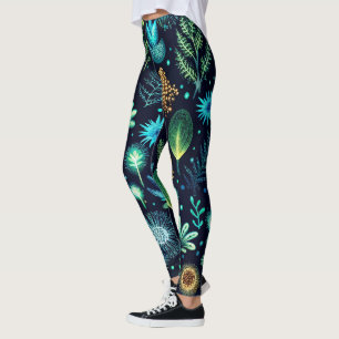 Creëer Je Eigen Ethische Lente Weide Wilde Bloemen Leggings