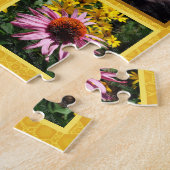 Creëer Je eigen familie Foto Collage Name Honey Legpuzzel (Zijkant)