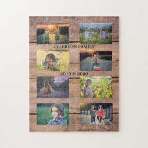 Creëer je eigen familiefoto collage puzzle legpuzzel