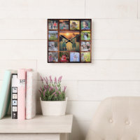 Creëer je eigen familiefoto collage rustiek wood