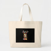 Creëer je eigen feestelijke zomertijd grote tote bag (Voorkant)
