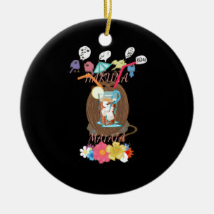 Creëer je eigen feestelijke zomertijd keramisch ornament