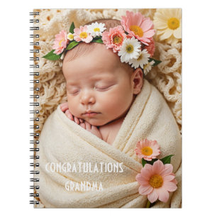 Creëer Je eigen felicitaties Baby Foto op maat Notitieboek