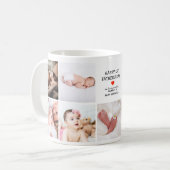 Creëer Je eigen foto Collage 1e vaderdag Koffiemok (Voorkant links)