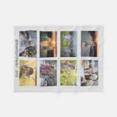 Creëer je eigen foto-collage fleece deken (Voorkant (Horizontaal))