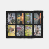 Creëer je eigen foto-collage fleece deken (Voorkant (Horizontaal))