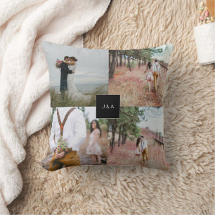 Creëer je eigen foto-collage voor een monogramme b kussen