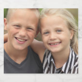 Creëer je eigen foto likeurfles etiket (Enkel label)