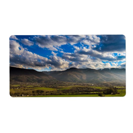 Creëer je eigen foto-verzendlabel, sjabloon etiket (Voorkant)