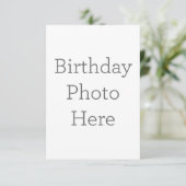 8.9 x 12.7 cm Enkele bedankkaart (Staand voorkant)