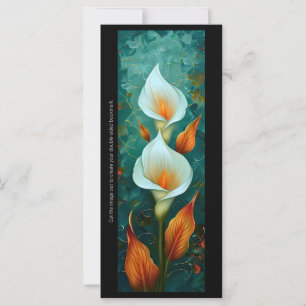 Creëer Je eigen geschilderde Calla Lilies Bladwijz