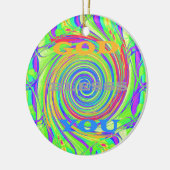 Creëer Je eigen God zegene je Inspirerend tekst Keramisch Ornament (Links)