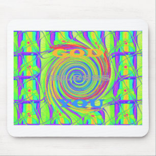 Creëer Je eigen God zegene je Inspirerend tekst Muismat