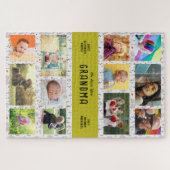 Creëer je eigen grootouders Fotocollage Legpuzzel (Horizontaal)