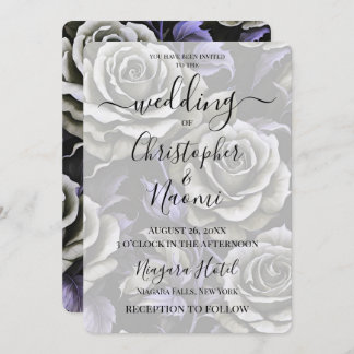 Creëer je eigen grote gedurfde grijze Rozen Kaart