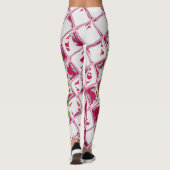 Creëer Je eigen Hakuna Matata plein, uniek rood Leggings (Achterkant)