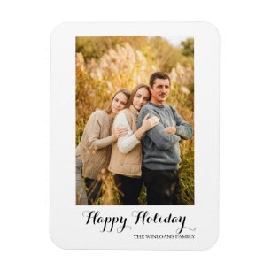 Creëer Je eigen Happy Holiday-foto Magneet