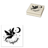 Creëer Je Eigen Hemelse Fee Draak Heks Rubberstempel (Gestempeld)