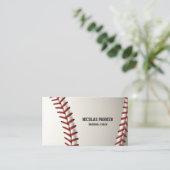 Creëer Je eigen honkbal Visitekaartje (Staand voorkant)