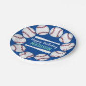 Creëer Je eigen honkbalfeest Papieren Bordje (Gekanteld)