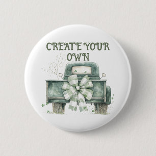 Creëer Je eigen huwelijk Ronde Button 5,7 Cm