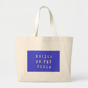 Creëer Je eigen Inspirerend strand leven Grote Tote Bag
