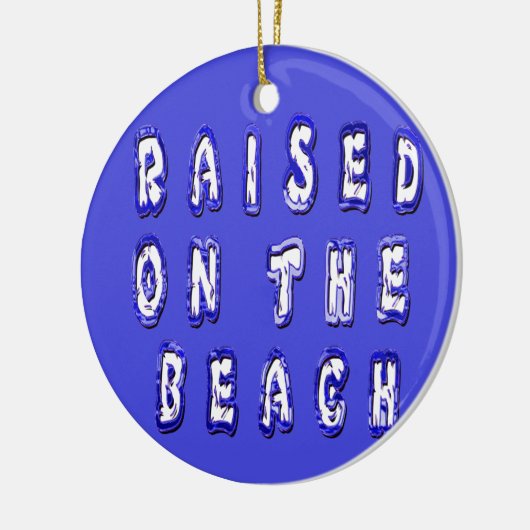 Creëer Je eigen Inspirerend strand leven Keramisch Ornament (Links)