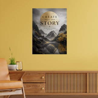 Creëer Je Eigen Inspirerende Verhaal Poster