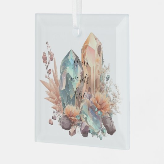 Creëer je eigen iriserende kristallen glas ornament (Voorkant links)