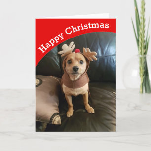 Creëer je eigen kerstkaart feestdagen kaart