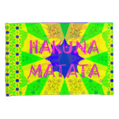 Creëer Je eigen kleurrijke Hakuna Matata Kussensloop (Voorkant-Rechts)