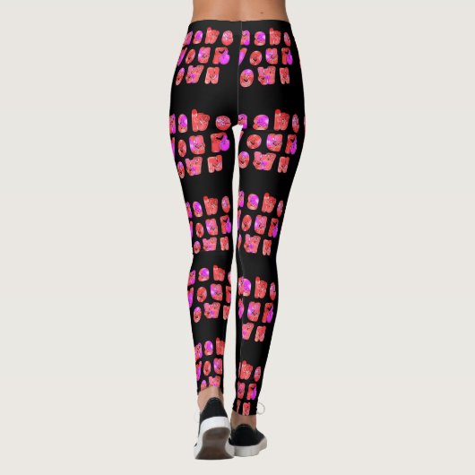 Creëer Je eigen kleurrijke Leggings (Achterkant)