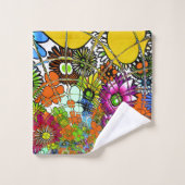 .Creëer je eigen kleurrijke oneindigheid floranje Bad Handdoek (Wasdoekje)