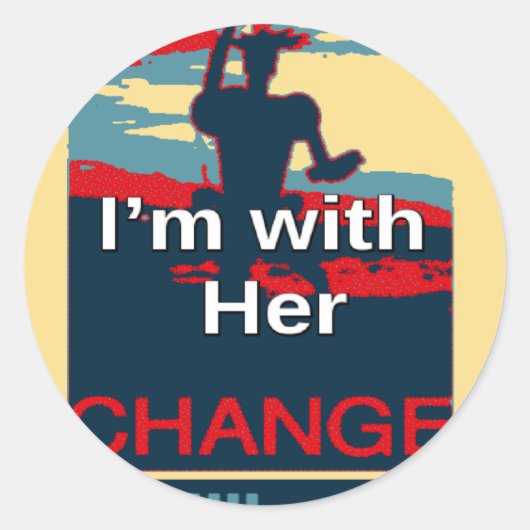 Creëer je eigen kleurrijke verandering die ik met ronde sticker (Voorkant)