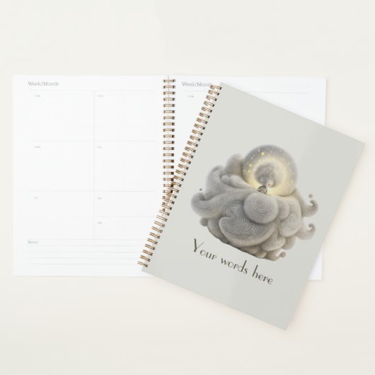 Creëer Je eigen lieve Mari Moon in Clouds Planner (Display)