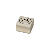 Creëer je eigen logo schattige glimlach emoji 	rubberstempel (Stempel)